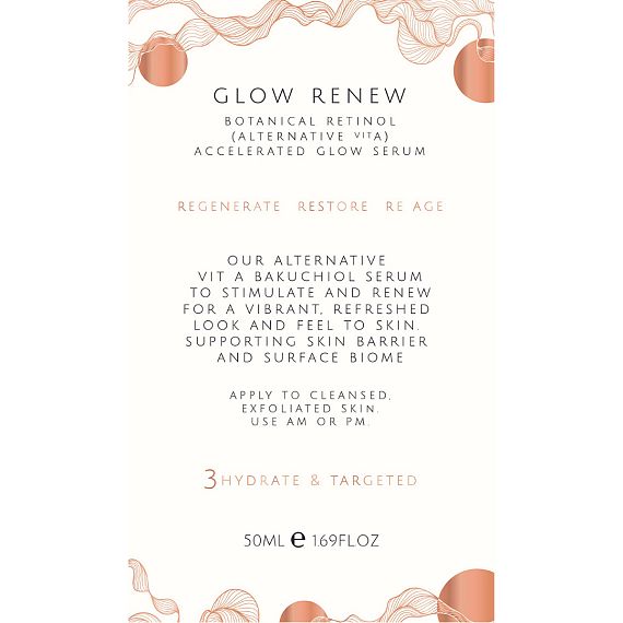 GLOW RENEW BOTANICAL RETINOL ( Alternative Vit A ) GLOW SERUM